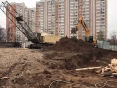 Точечная застройка на ул. Кравченко. Фото: Скриншот видео facebook.com/transparant.news